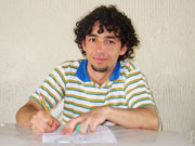 Leandro Aparecido da Silva, em seu primeiro ano de Cursinho